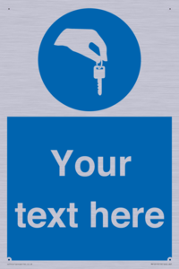 Custom Mandatory Keys Sign